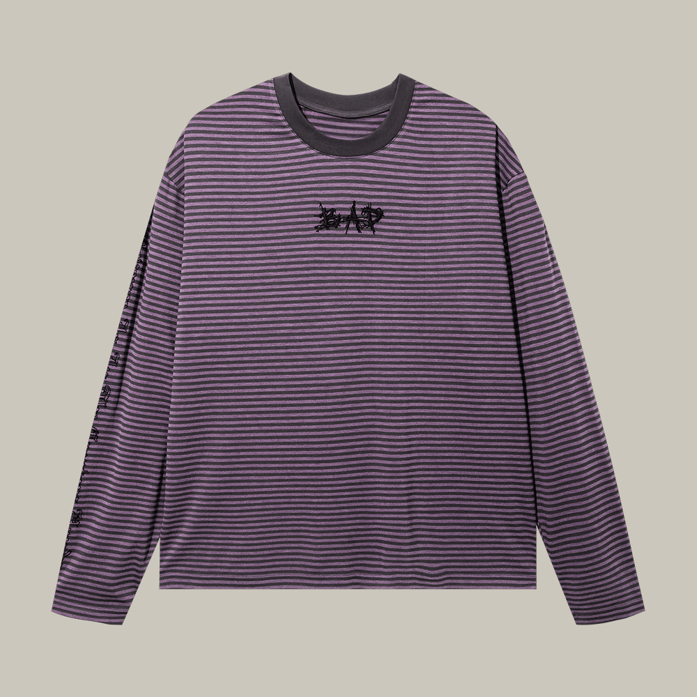 Bad Striped Revenge Long Sleeve Shirt Revenge Clothing Line Gift For Girlfriend