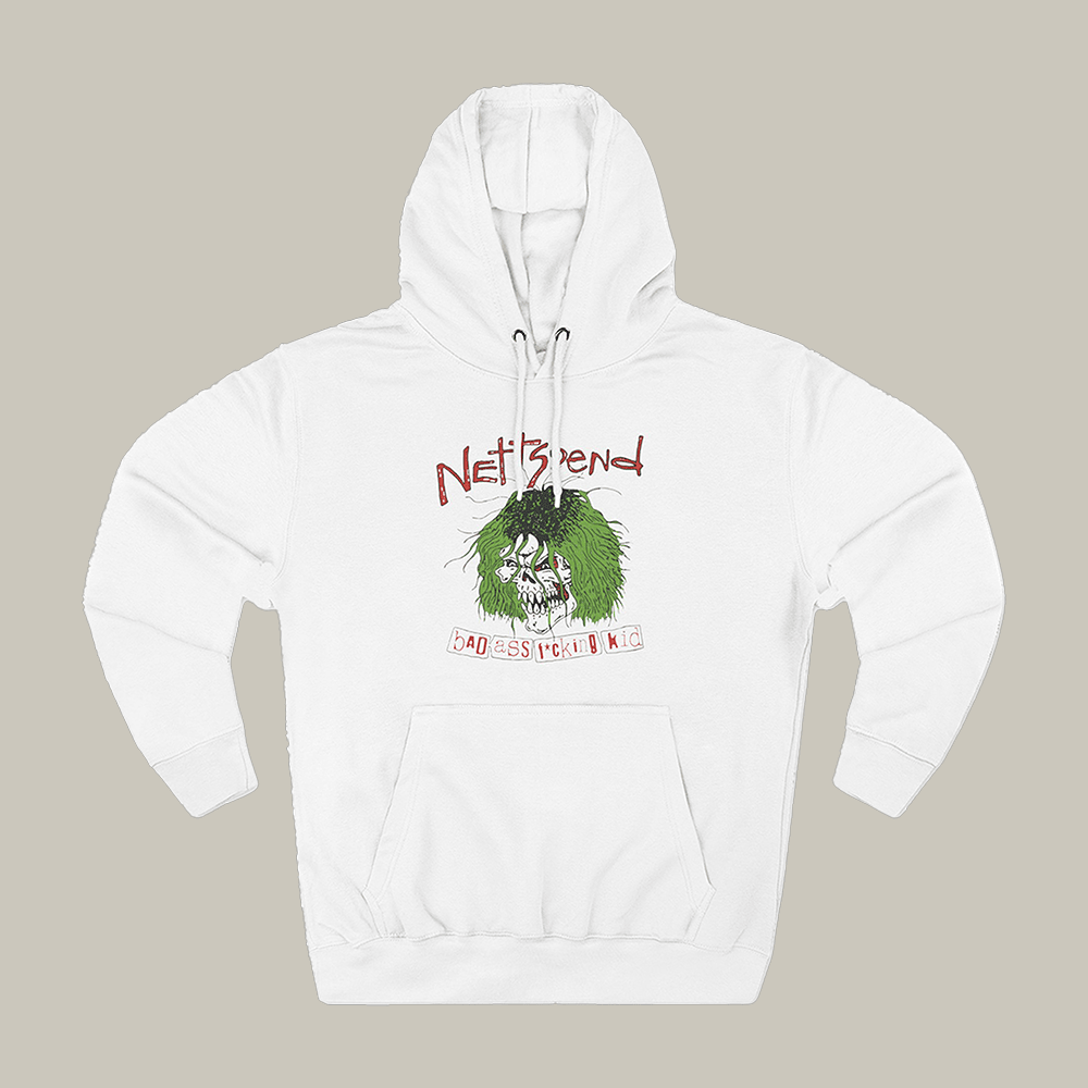 Badassfuckingkid Skull Art Nettspend Hoodie Nettspend Hooded Sweatshirt Music Gifts