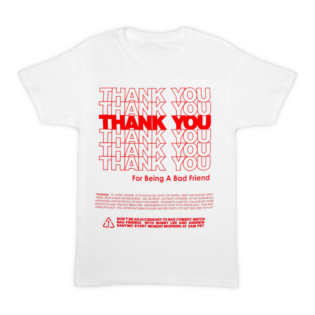Badfriendsmerch Thank You T-Shirt Best Gifts For Him Badfriendsmerch Thank You T-Shirt Best Gifts For Him