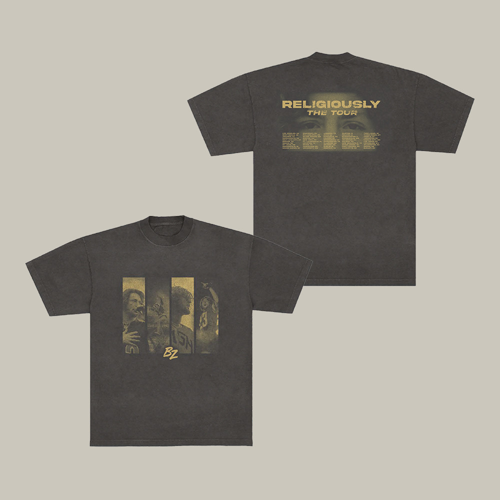 Bailey Zimmerman Headshot Tour T-Shirt Religiously Tour Shirt Bailey Zimmerman Fan Gift