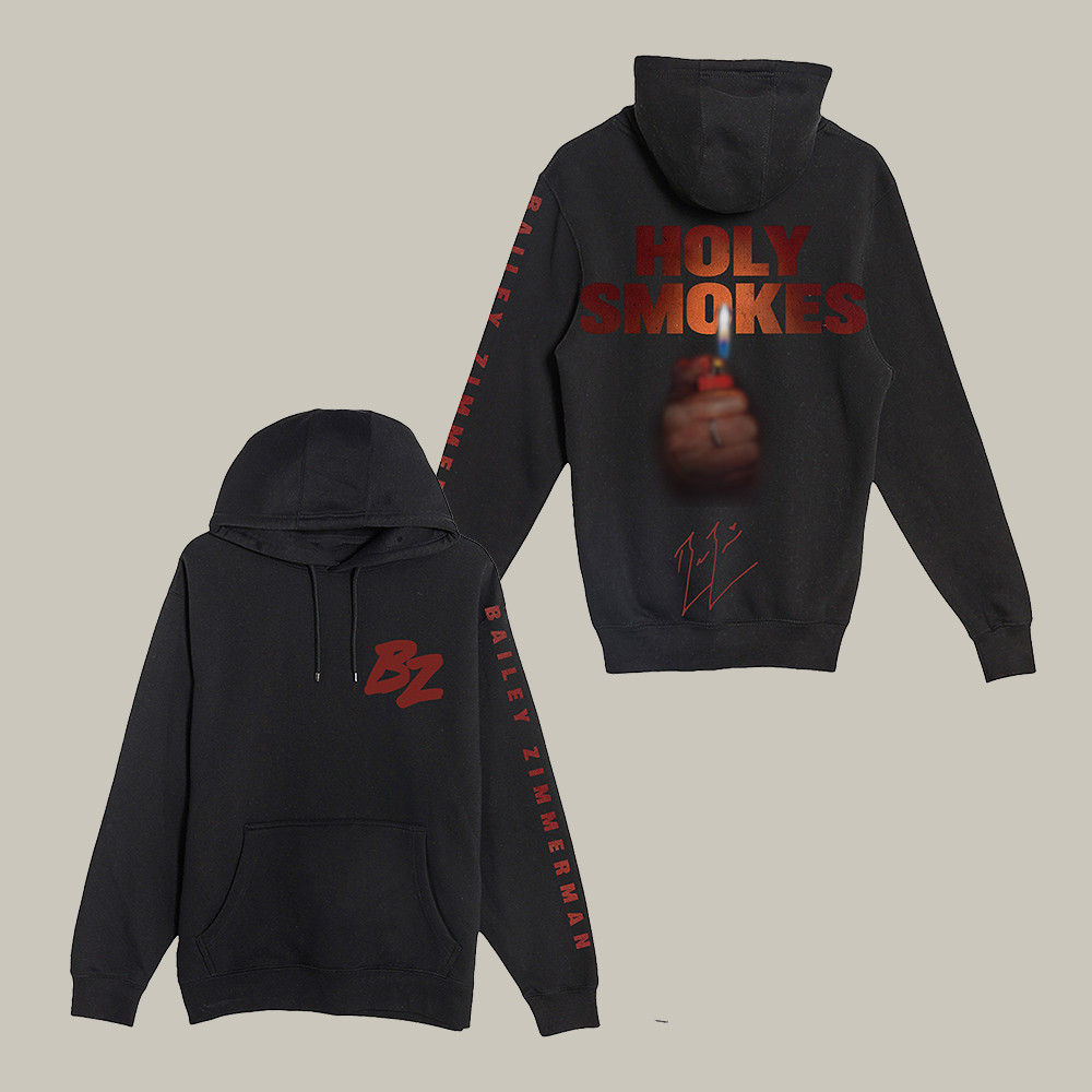 Bailey Zimmerman Holy Smokes Hoodie Music Apparel Bailey Zimmerman Fan Gift For Her