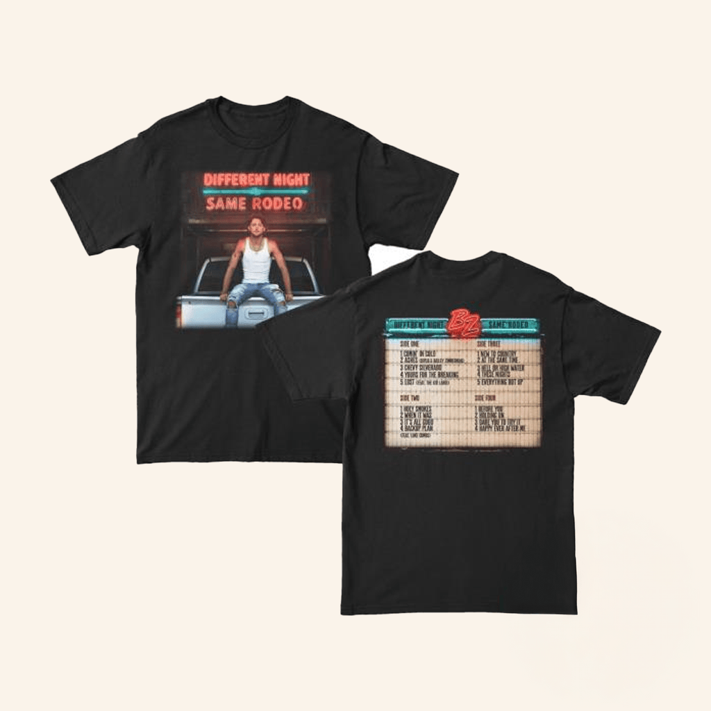 Bailey Zimmerman Merch Dnsr Cover Black T-Shirt Gifts For Him