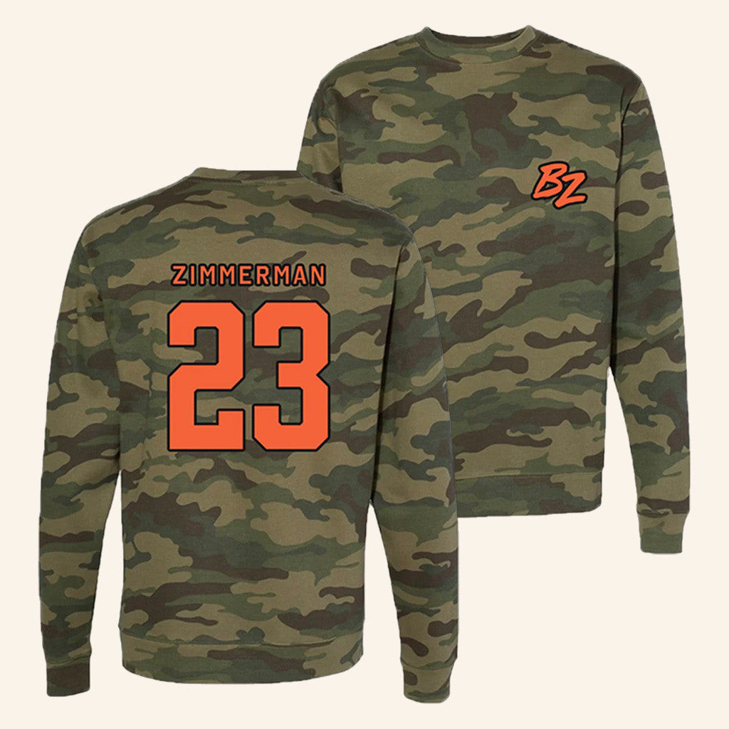 Bailey Zimmerman Merch Tour 2025 BZ 23 Camo Long Sleeve T-Shirt Presents For Dad Bailey Zimmerman Merch Tour 2025 BZ 23 Camo Long Sleeve T-Shirt Presents For Dad