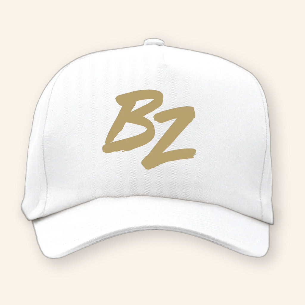 Bailey Zimmerman Merch Tour 2025 BZ Gold Logo White Hat Husband Gifts Bailey Zimmerman Merch Tour 2025 BZ Gold Logo White Hat Husband Gifts