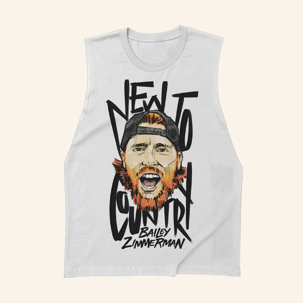 Bailey Zimmerman Merch Tour 2025 BZ Muscle Tank Husband Gifts