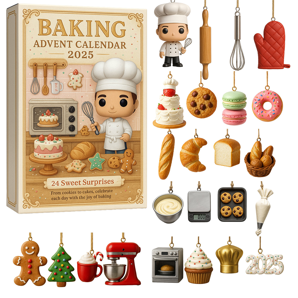 Baking Advent Calendar 2025 24 Sweet Surprise 24-Day Countdown  Best Christmas Gifts For Bakers