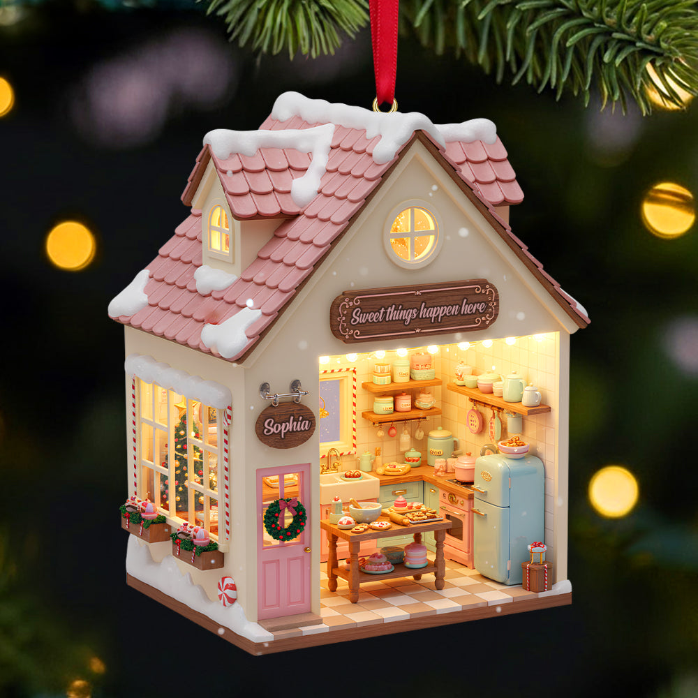 Baking Miniature Christmas Ornament Personalized Gifts For Bakers - Cute Christmas Tree Gift Idea