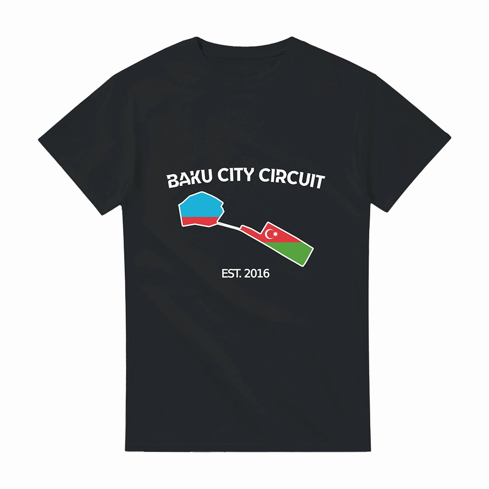 Baku City Circuit Formula 1 T-Shirt Miami Grand Prix 2026 Merch Formula 1 Gear