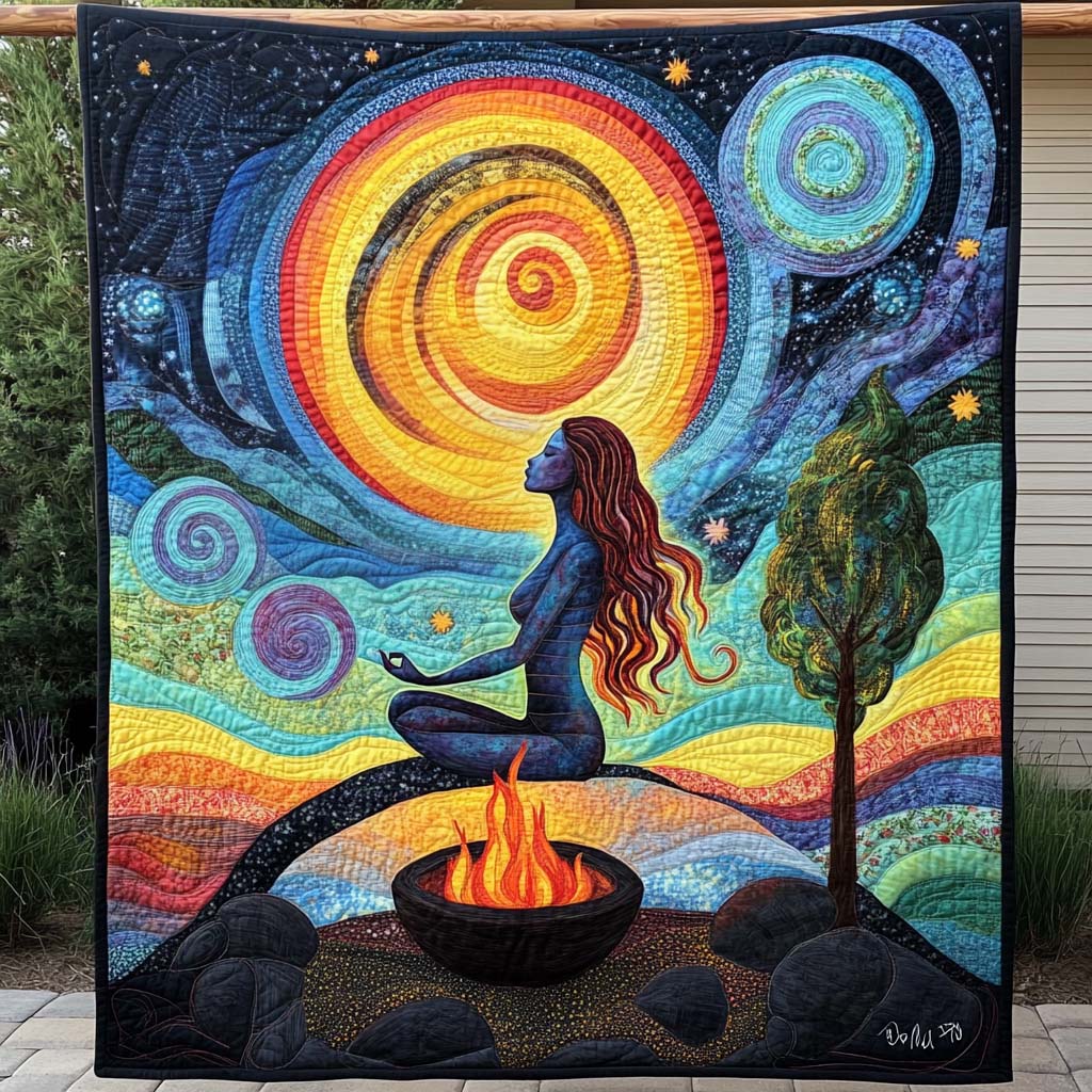 Balance Flow Quilted Blanket Best Gifts For Yoga Lovers