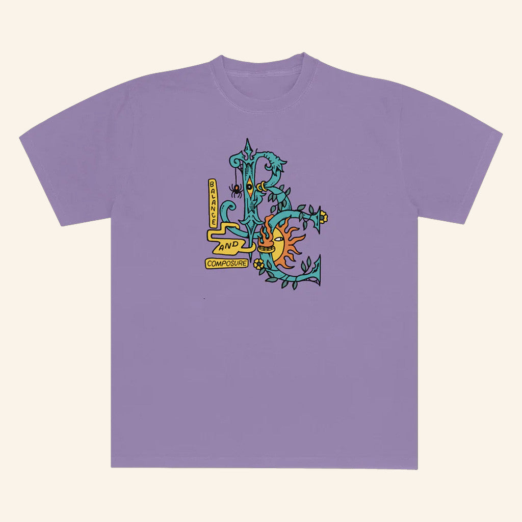 Balanced Comp Merch B And C Logo Orchid Blue T-Shirt Gifts For Him Balanced Comp Merch B And C Logo Orchid Blue T-Shirt Gifts For Him