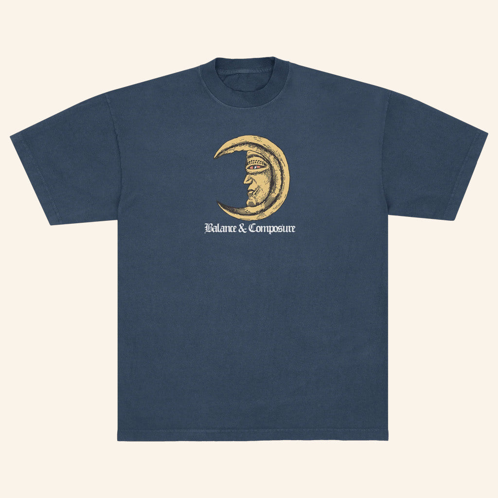 Balanced Comp Merch Moon Navy Blue T-Shirt Gifts For Husband Balanced Comp Merch Moon Navy Blue T-Shirt Gifts For Husband