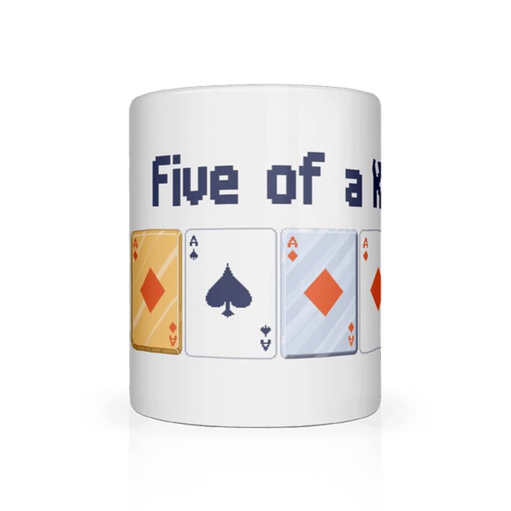 Balatro Merch Balatro - Five Of A Kind Mug Gifts For Game Fans