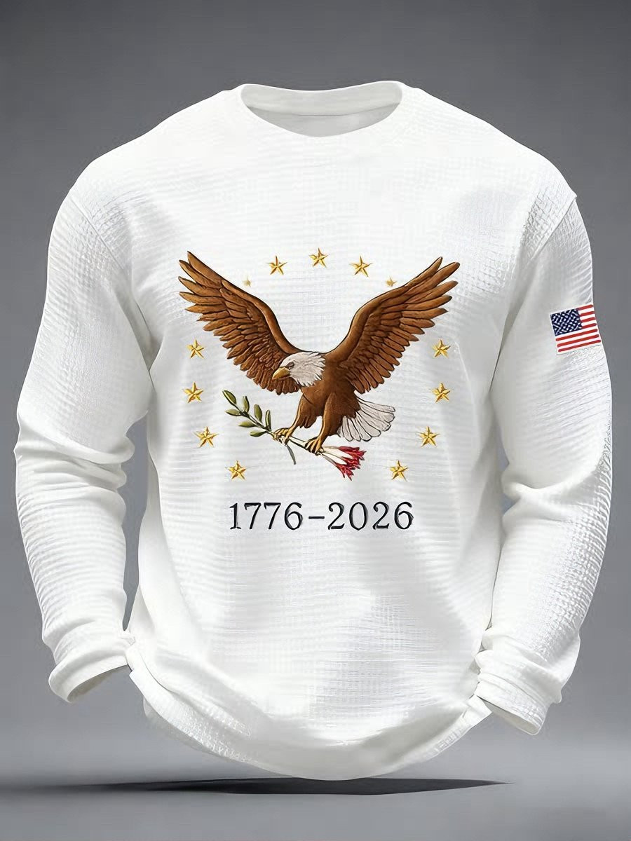 Bald Eagle 250 Years Of America Long Sleeve T-Shirt Fourth Of July Clothing Gifts For Brother