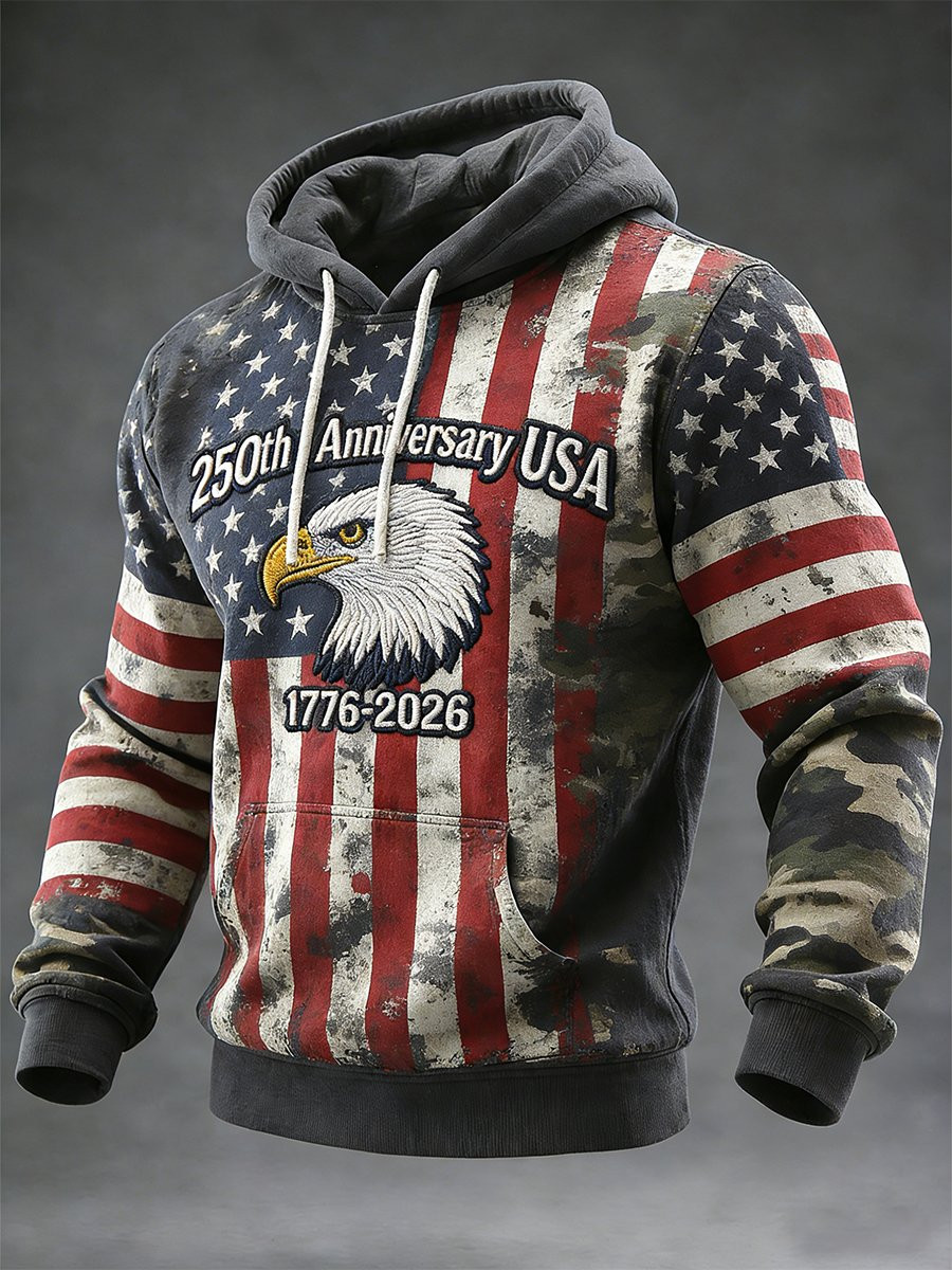 Bald Eagle 250th Anniversary Of The United States Hoodie 250 Years Of America 1776 2026 Merch