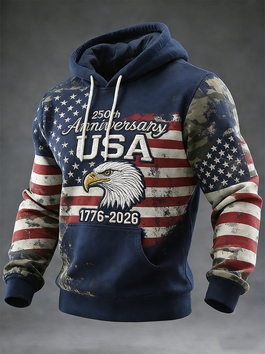 Bald Eagle 250th Anniversary Of The United States Hoodie America 250 Years 1776 2026 Merch