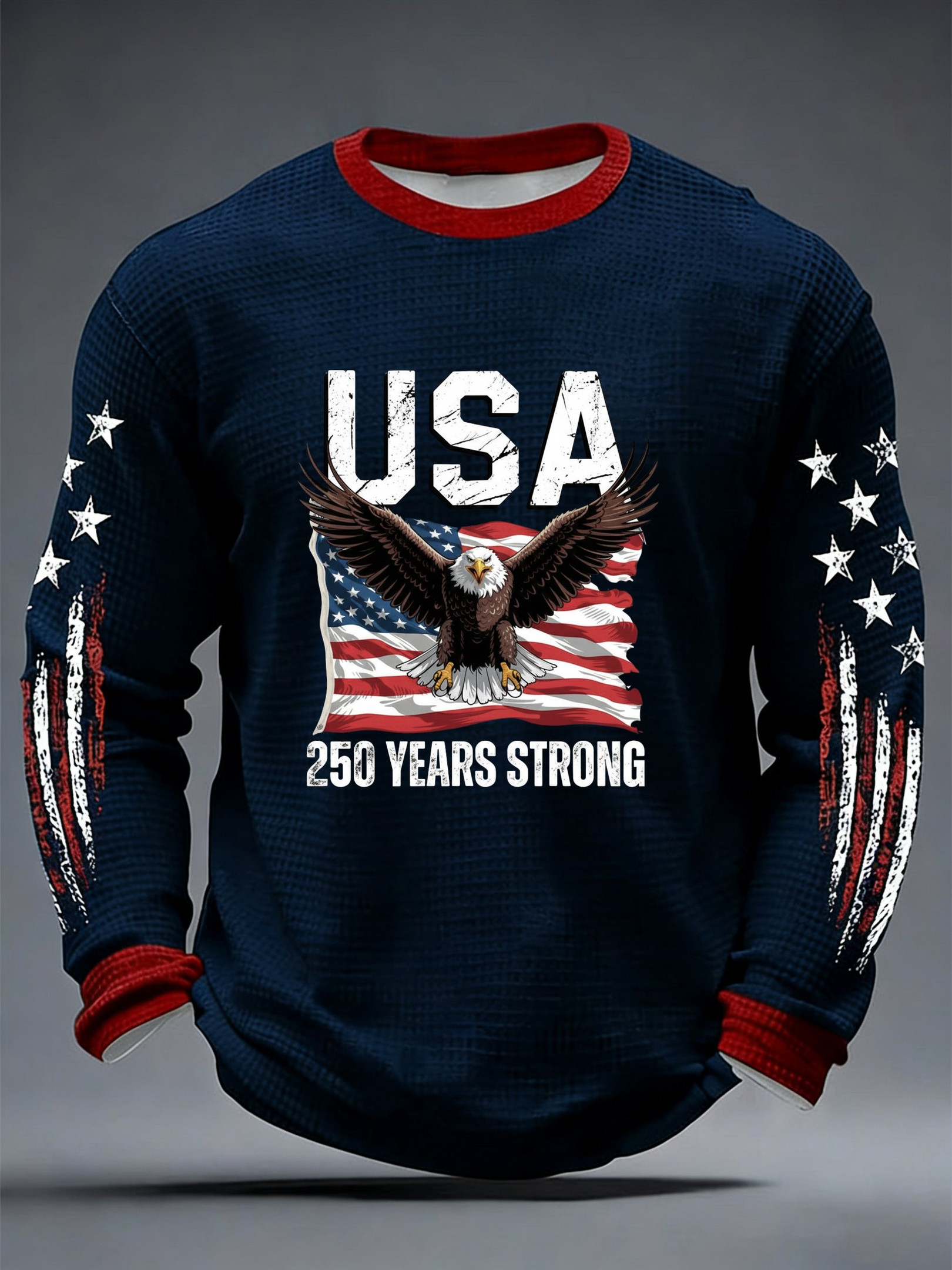 Bald Eagle America Celebrates 250Th Anniversary Long Sleeve T-Shirt USA 250 Years Strong Clothing