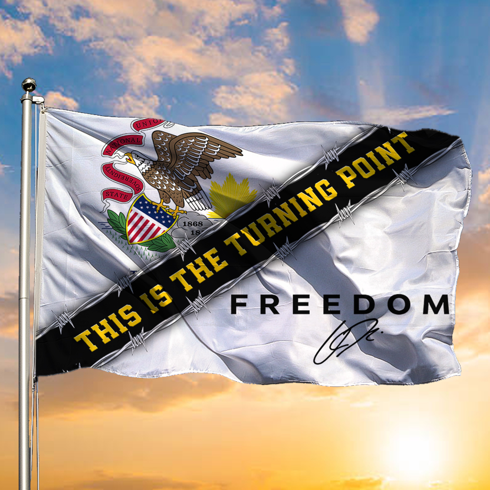 Bald Eagle Charlie Kirk Freedom TPUSA Flag Prairie Freedom Justice For Charlie Kirk Decor Gifts