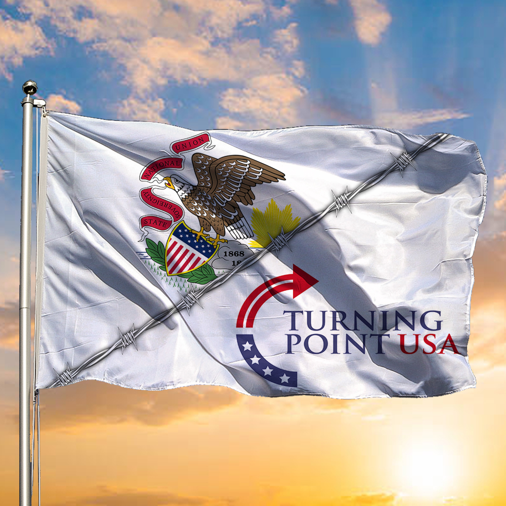 Bald Eagle Charlie Kirk Turning Point USA Flag Justice For Charlie Kirk Prairie Freedom Flag