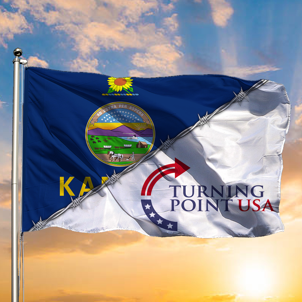 Bald Eagle Charlie Kirk Turning Point USA Flag Sunflower Freedom Violence Against Decorations