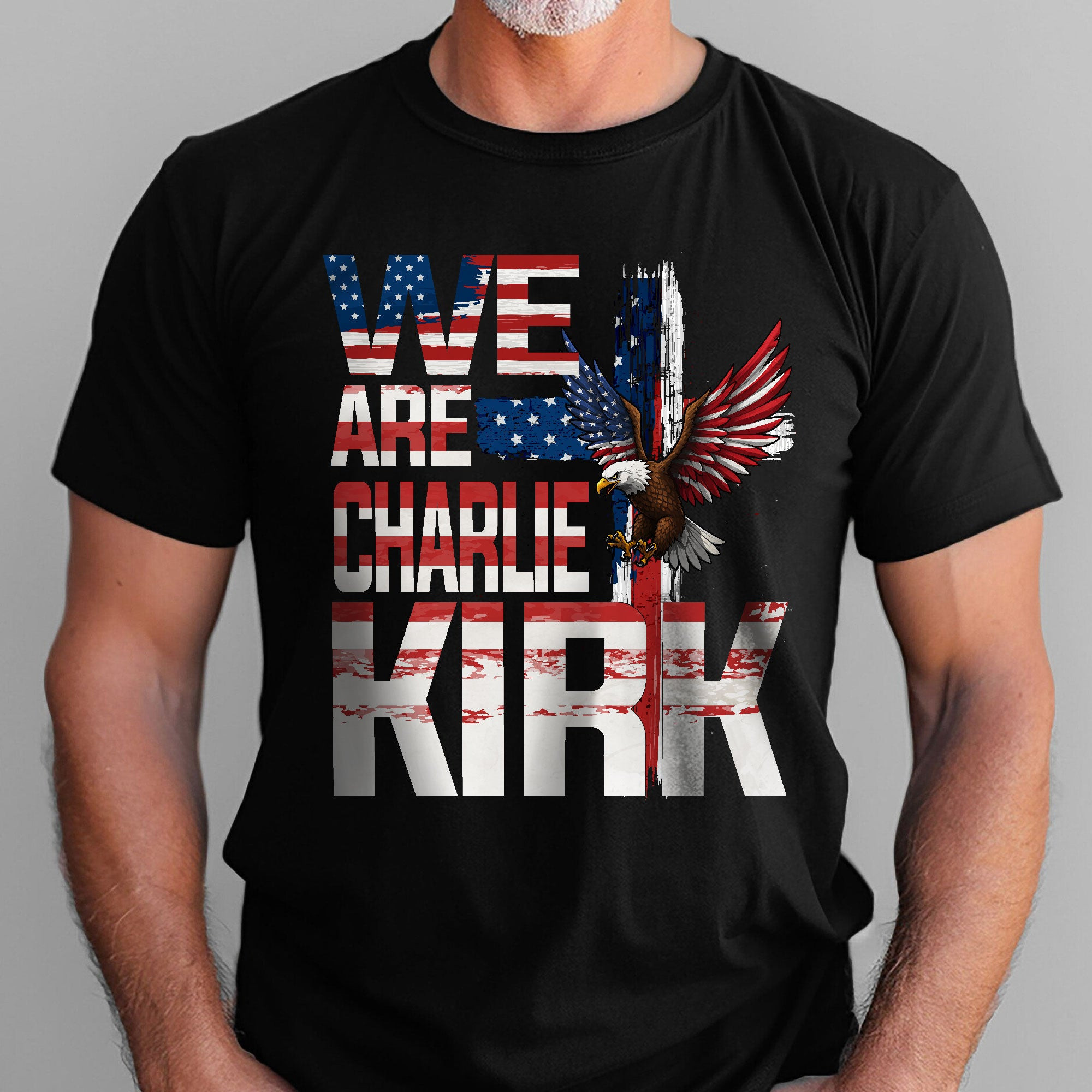 Bald Eagle Freedom Charlie Kirk Tribute T-shirt We Are Charlie Kirk Proud Freedom Clothing