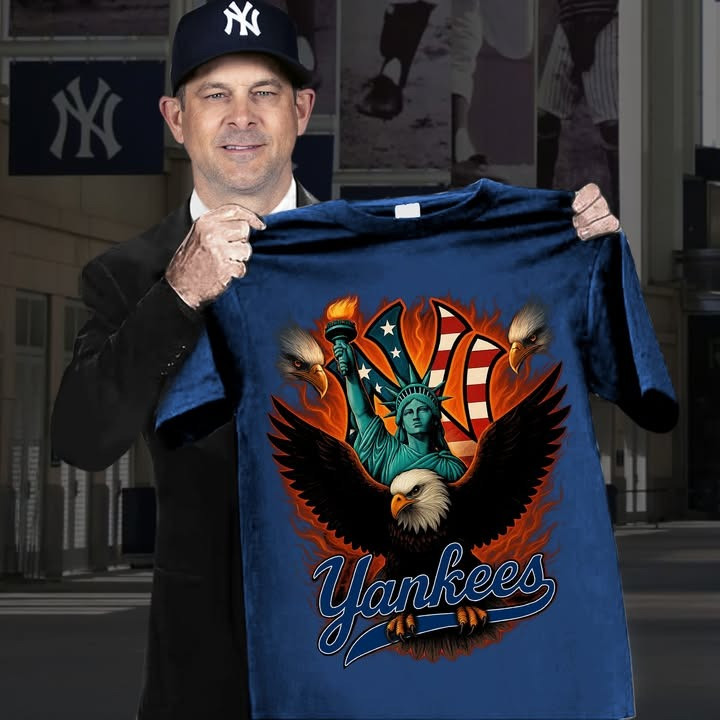 Bald Eagle Liberty NY New York Yankees 4Th Of July Shirt Patriotic Gifts For Yankees Fans