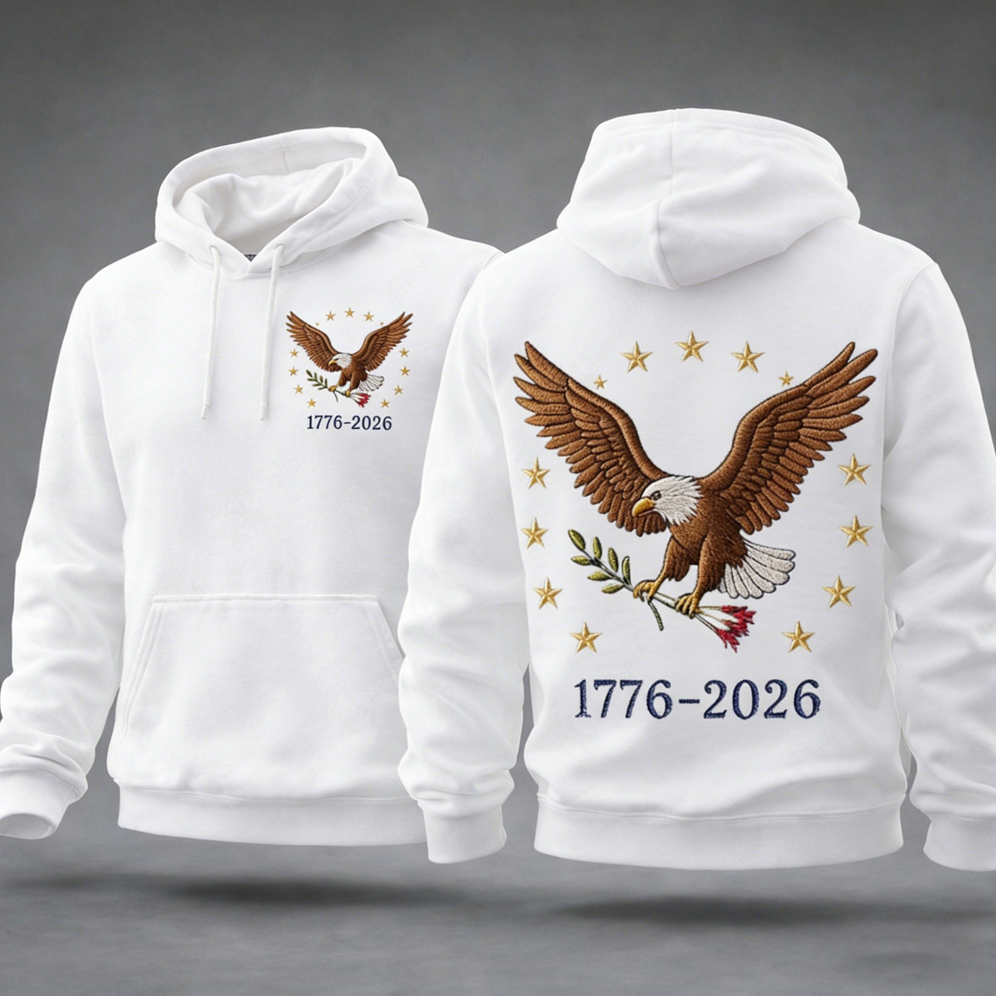 Bald Eagle USA 250Th Anniversary Hoodie 1776 2026 American Patriot Clothing Father Gifts