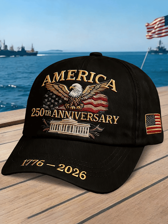 Bald Eagle USA Flag America 250th Birthday Hat Patriotic Merchandise Bald Eagle USA Flag America 250th Birthday Hat Patriotic Merchandise