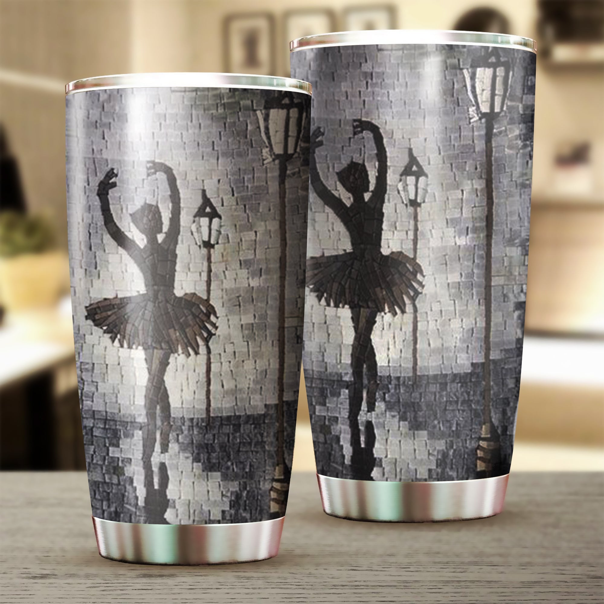 Ballet Love With Dance Tumbler Stainless Steel Tumbler Gifts For Ballet Lovers