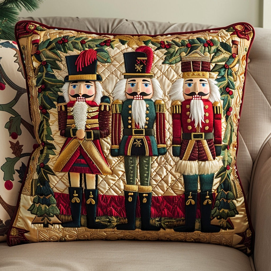 Ballet Magic Quilted Pillow Case Xmas Home Decor Nutcracker Lover Christmas Gifts