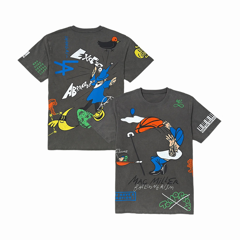 Balloonerism Mac Miller T-Shirt Music Concert Tee Great Gift For Mac Miller Lovers