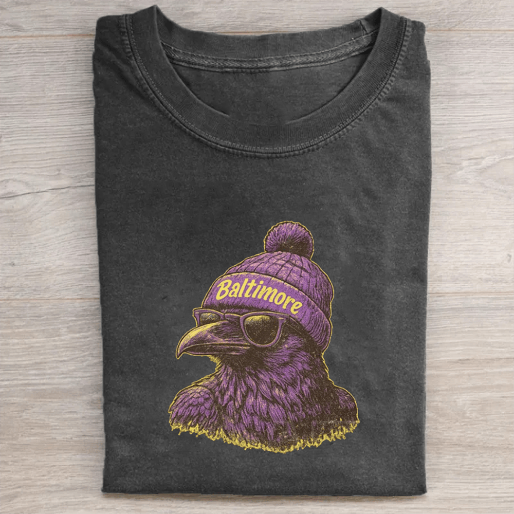 Baltimore Mascot Football T-Shirt Game Day Clothes Best Gift For Football Fan