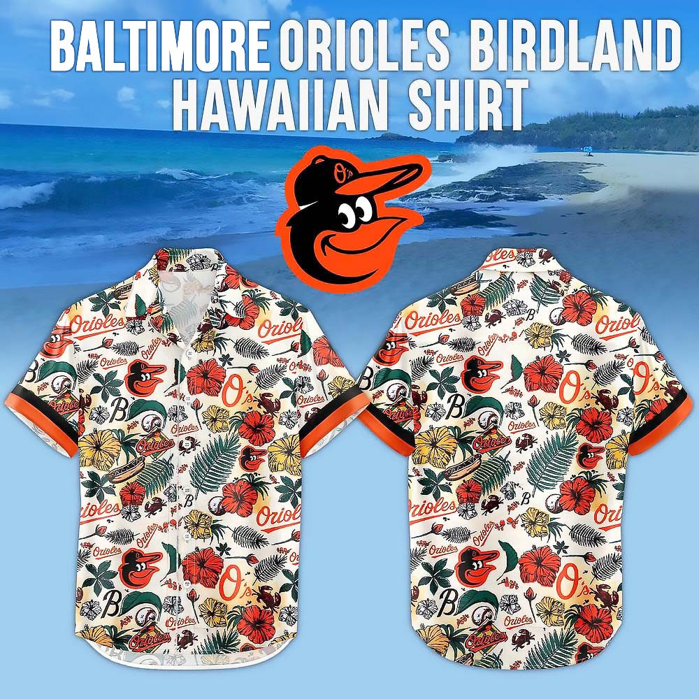 Baltimore Orioles 2025 Birdland Hawaiian Shirt Gifts For Baseball Fans