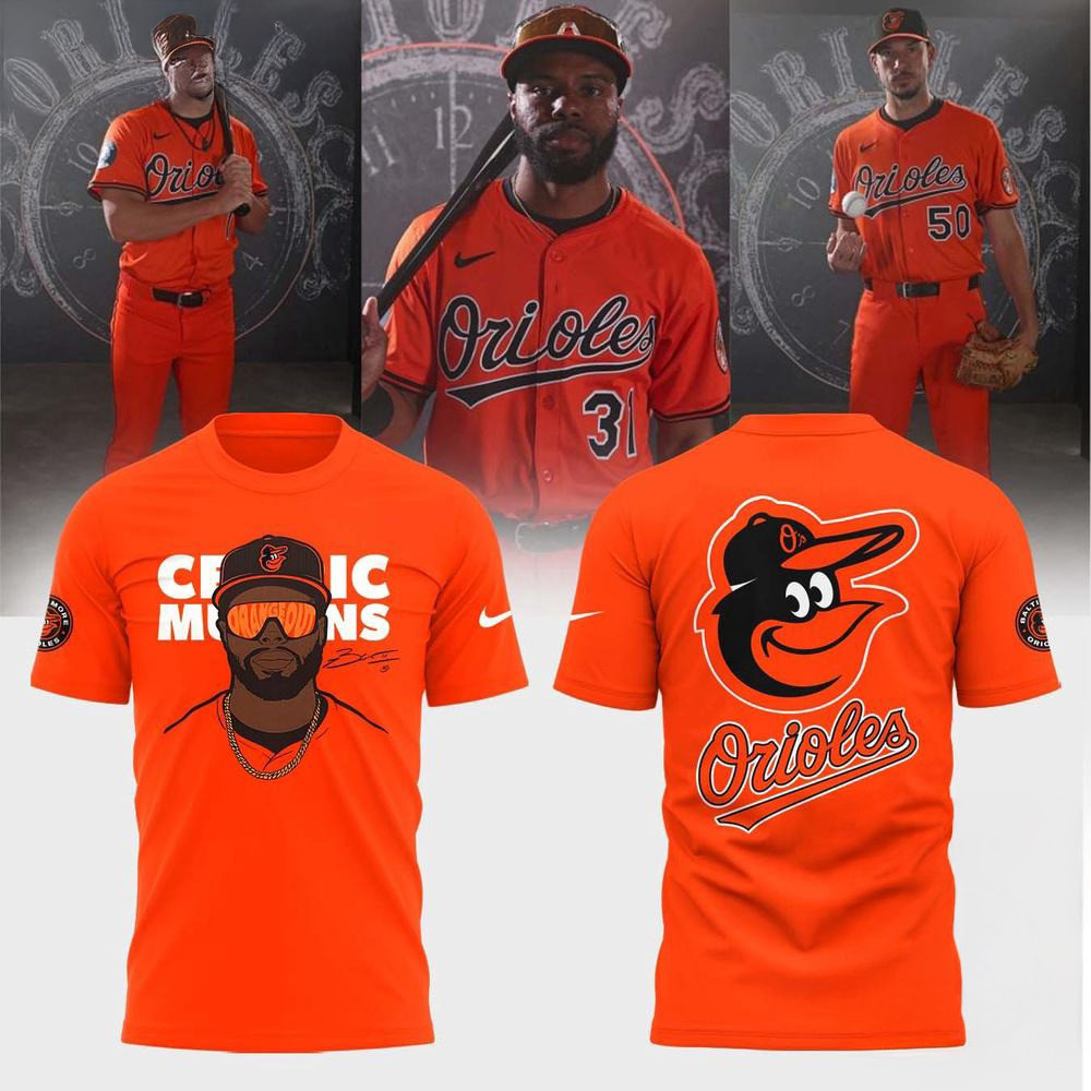 Baltimore Orioles Cedric Mullins 2025 T-Shirt Gifts For Baseball Lovers