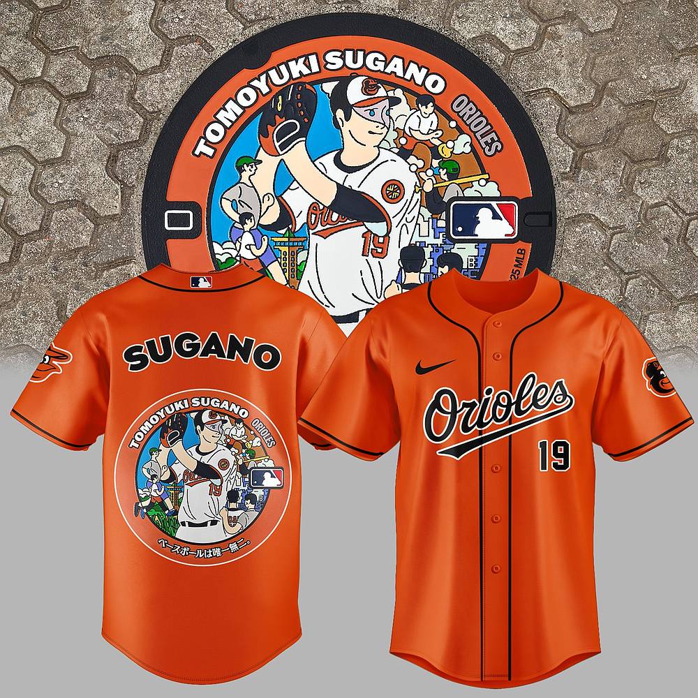 Baltimore Orioles Sugano 2025 MLB Japan Rising Stars Jersey Best Gift For Baseball Fans
