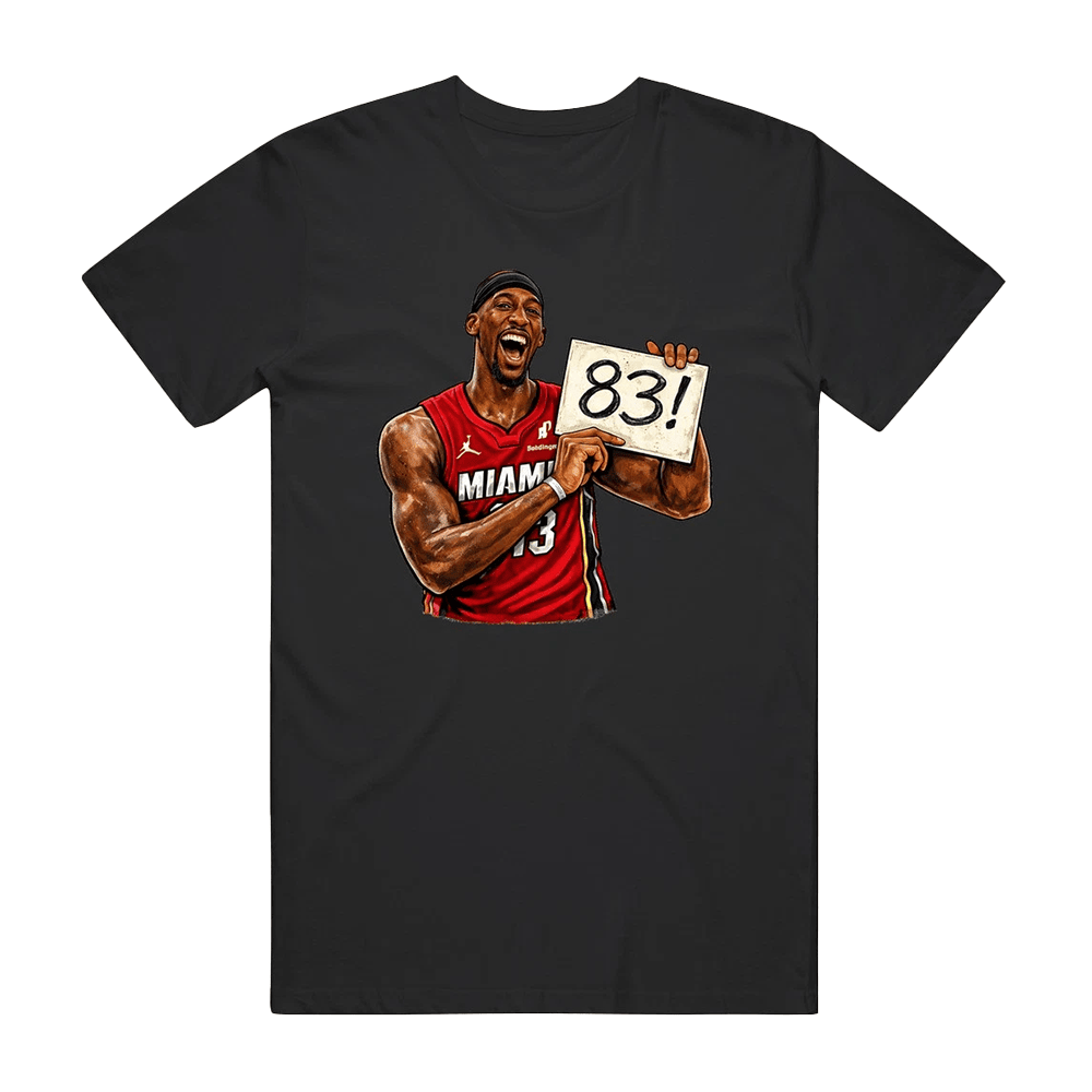 Bam Adebayo 83 Point Game The Bam Game Basketball T-Shirt Bam Adebayo Merch Fan Gear