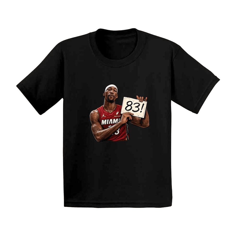 Bam Adebayo 83 Points Basketball T-Shirt Game Day Clothing Cool Gift For Huge Fans