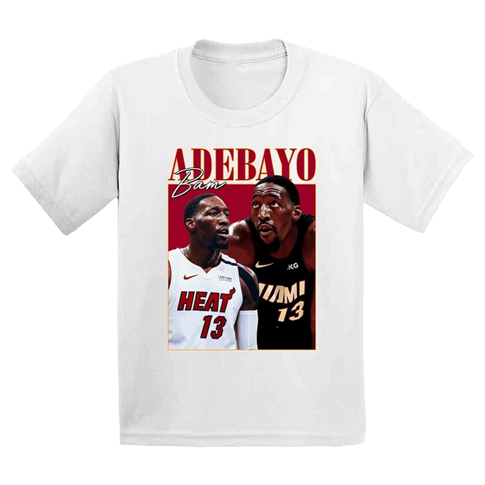 Bam Adebayo 90s Style T Shirt Bam Adebayo Fan Shirt Basketball Lover Gift For Him