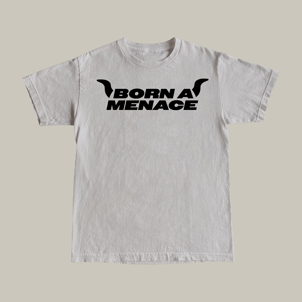 BAM Biker Horn Born A Menace T-Shirt Kanel Joseph Merch Youtuber Fan Present For Boyfriend