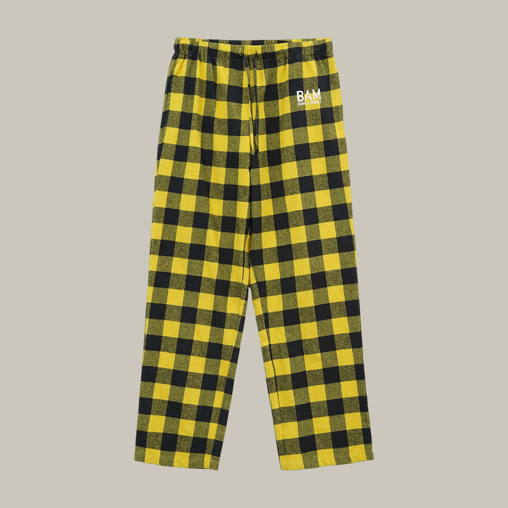 BAM Black Yellow Pajamas Kanel Joseph Youtuber Merch Best Present For Friends