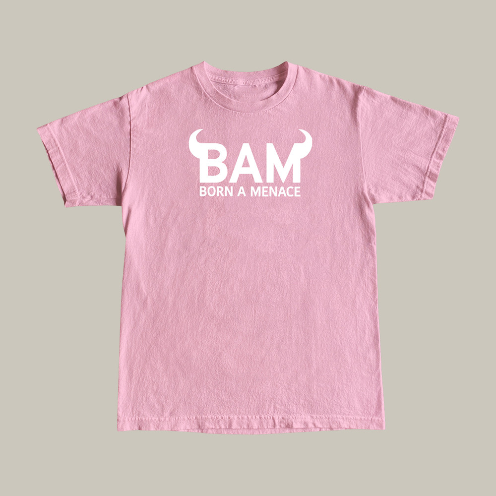 BAM Born A Menace T-Shirt Comedy Youtuber Shirt Kanel Joseph Lover Present