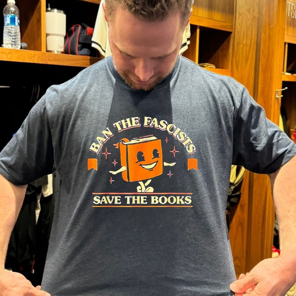 Ban The Fascists Save The Books T Shirt