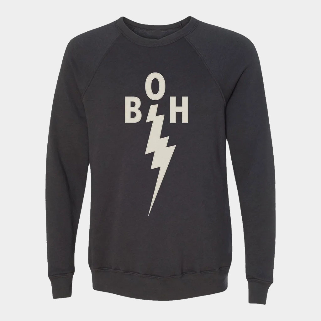 Band Of Horses Merch Boh Bolt Applique Crewneck Band Of Horses Sweatshirt Gifts For Fans