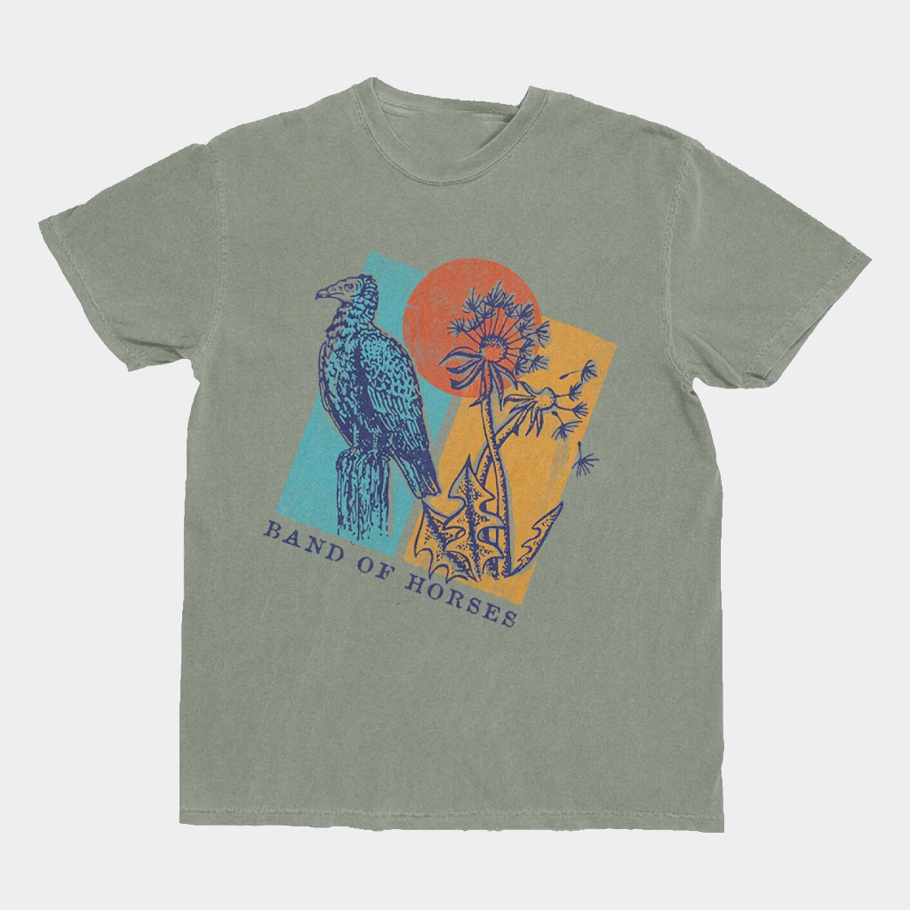 Band Of Horses Merch Dandelion T-Shirt Band Of Horses Shirt Gifts For Rock Lovers