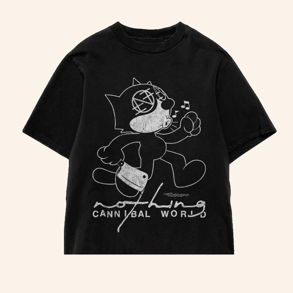 Band Of Nothing Merch Feel-X T-Shirt Black Christmas Presents For Friends