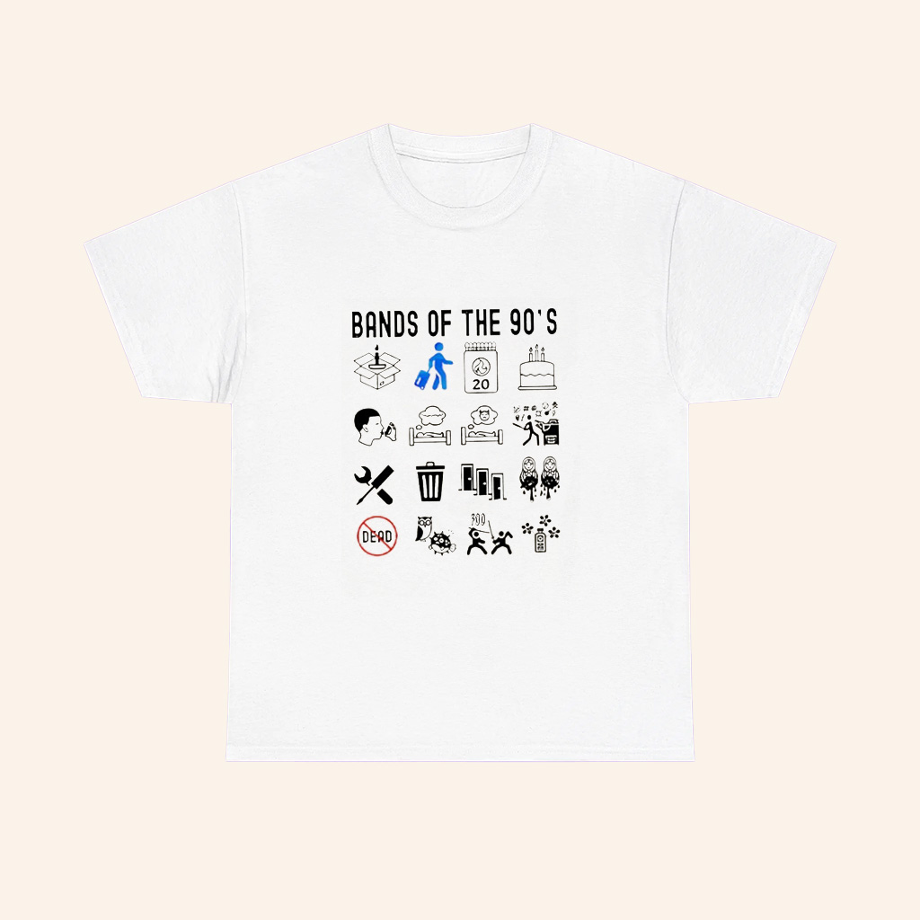 Bands Of The 90 Icon T Shirt