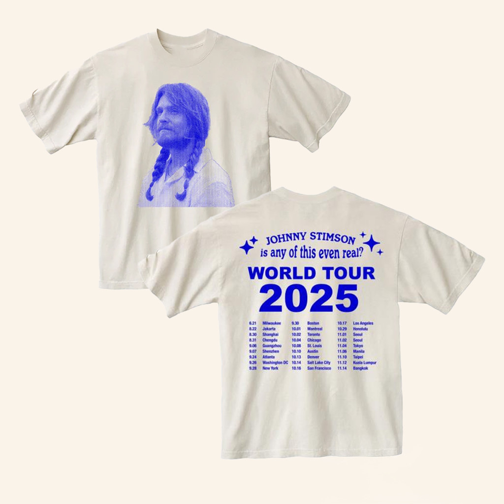 Bandwear Merch Johnny Stimson 2025 World Tour T-Shirt Husband Christmas Gift Ideas Bandwear Merch Johnny Stimson 2025 World Tour T-Shirt Husband Christmas Gift Ideas