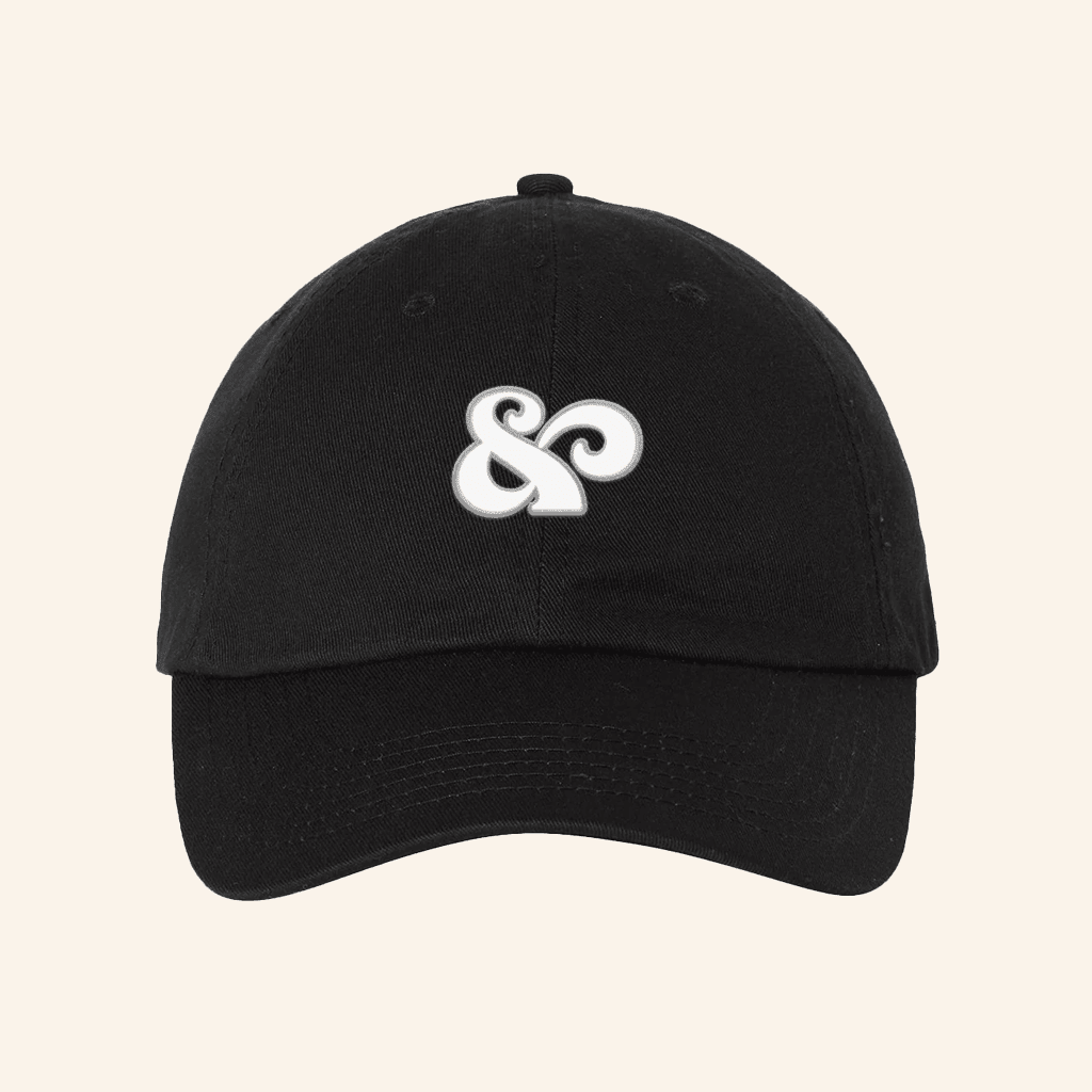Bandwear Merch Sammy Rae Ampersand Black Hat Embroidered Gifts For Dad Bandwear Merch Sammy Rae Ampersand Black Hat Embroidered Gifts For Dad
