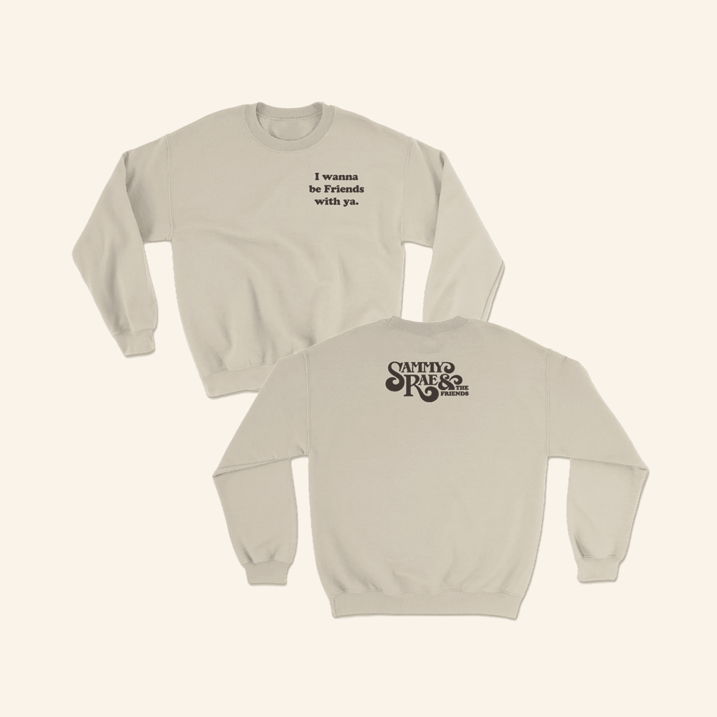 Bandwear Merch Sammy Rae Friends With Ya Crewneck Sweatshirt Gifts For Fans Bandwear Merch Sammy Rae Friends With Ya Crewneck Sweatshirt Gifts For Fans