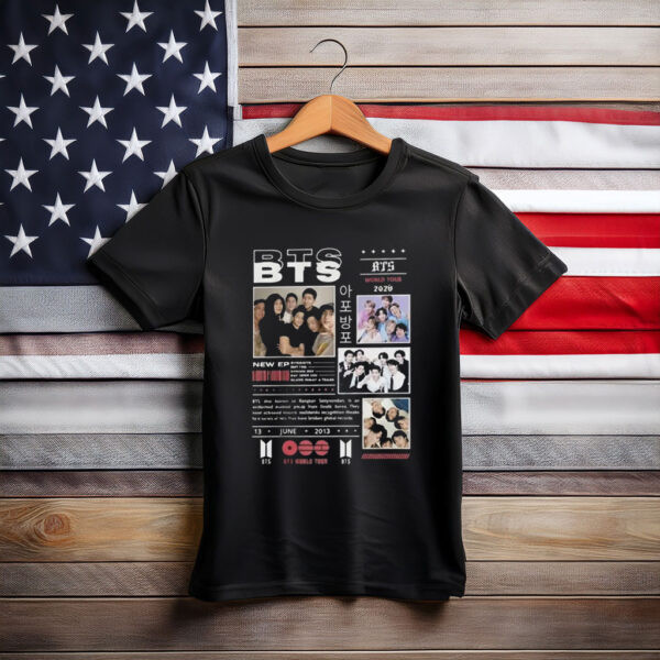 Bangtan K Pop World Tour BTS Graphic T-Shirt BTS 2026 Comeback Merch Great Gift For Army