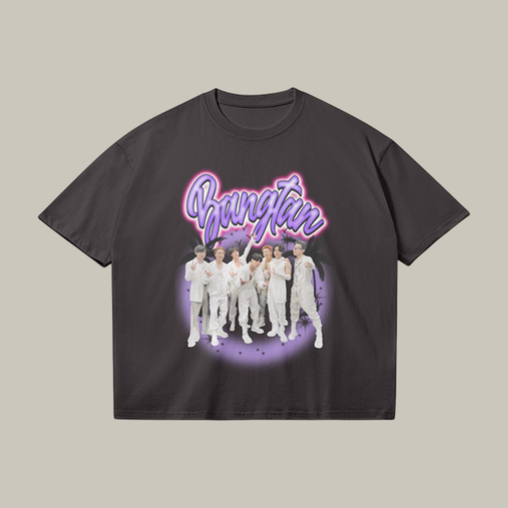 Bangtan Member Photo T-Shirt BTS 2026 Comeback Merch Great Present For Army